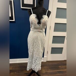 House of CB, midi laced dress